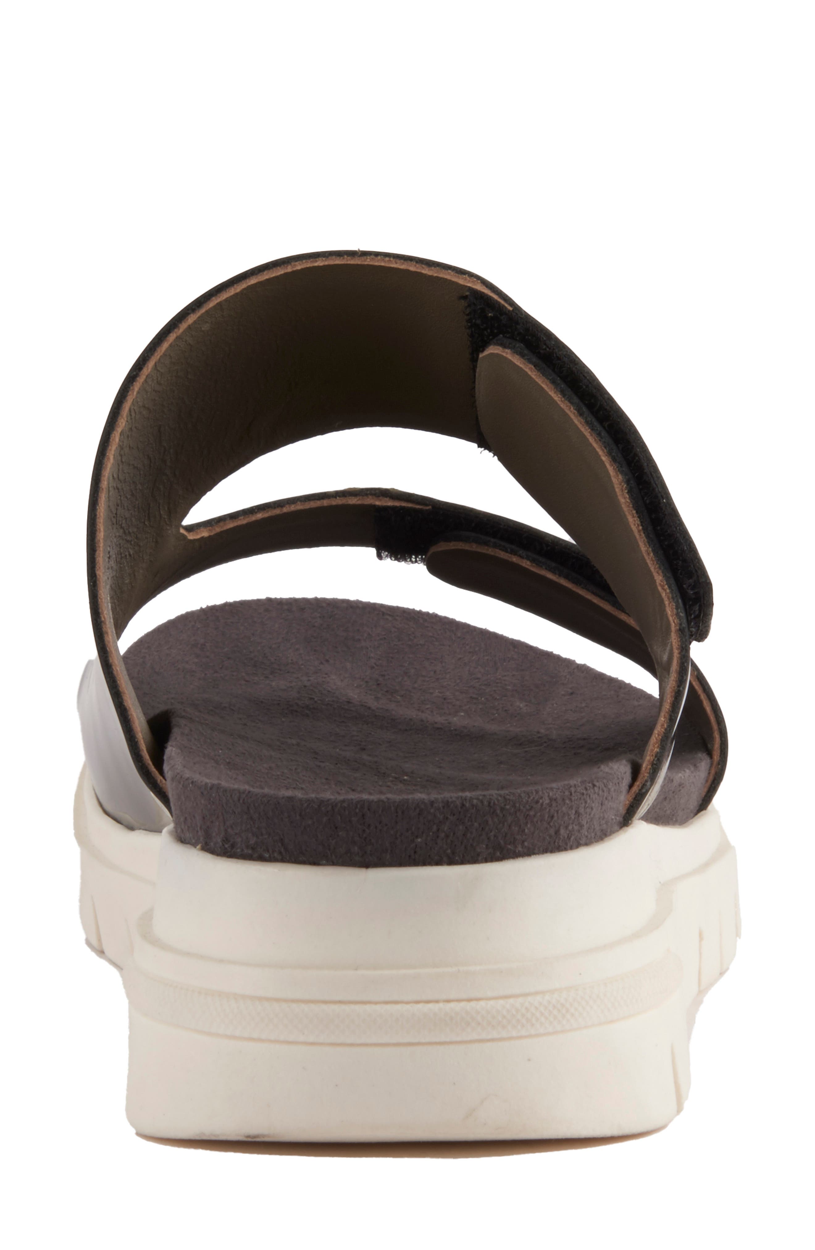 David Tate Elena Wedge Slide Sandal, Alternate, color, Black Patent