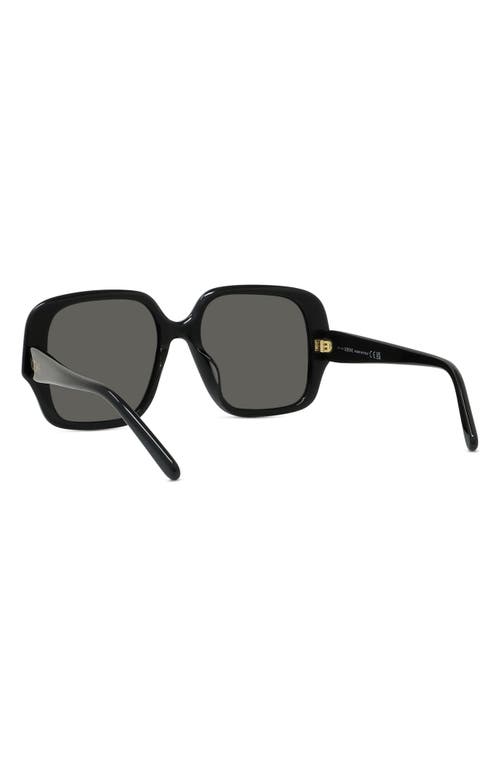 Loewe Thin 54mm Square Sunglasses In Black