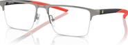 Scuderia Ferrari 55mm Rectangle optical glasses
