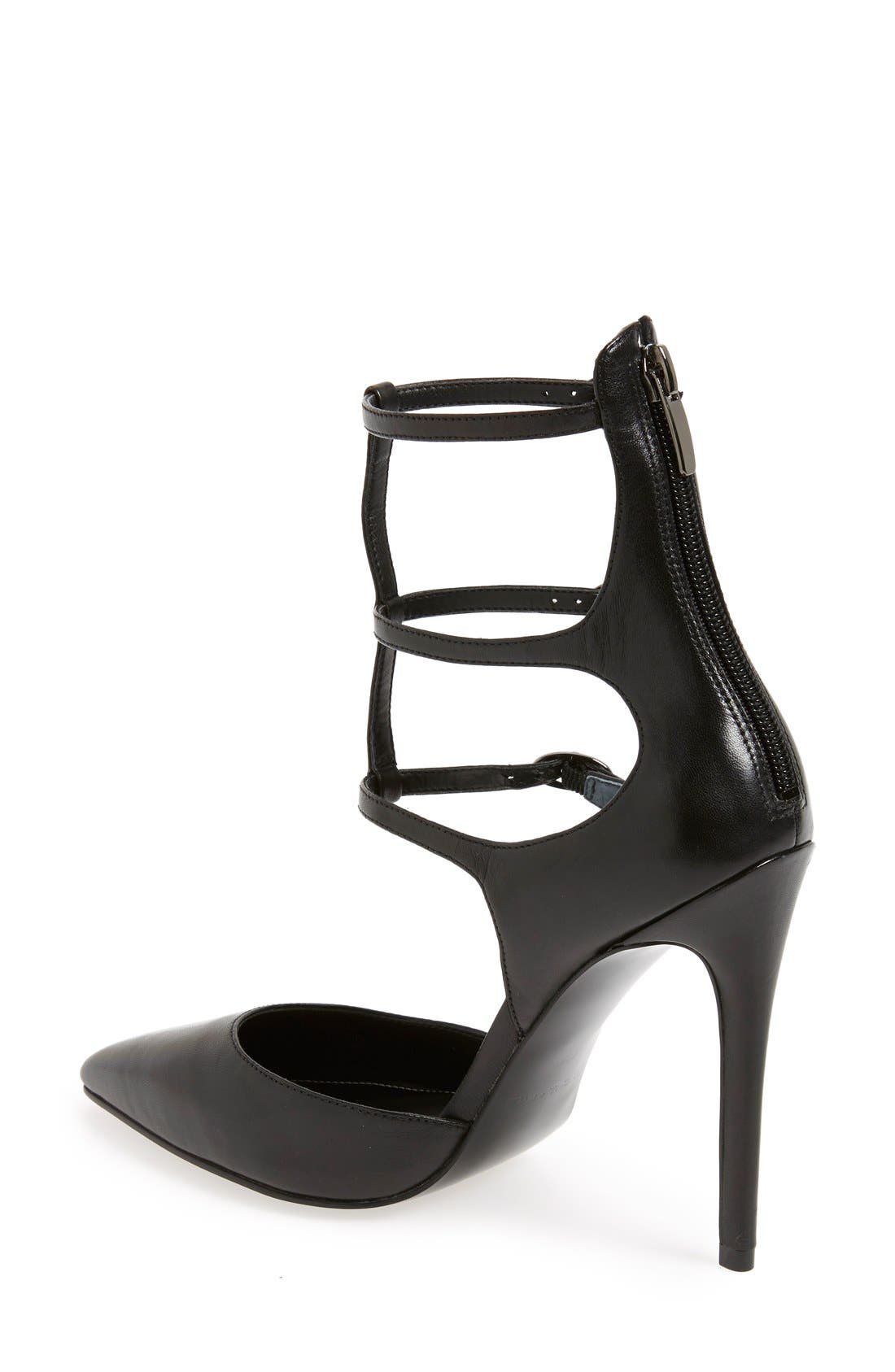 KENDALL + KYLIE 'Alisha' Tiered Ankle Strap Pump, Alternate, color, 