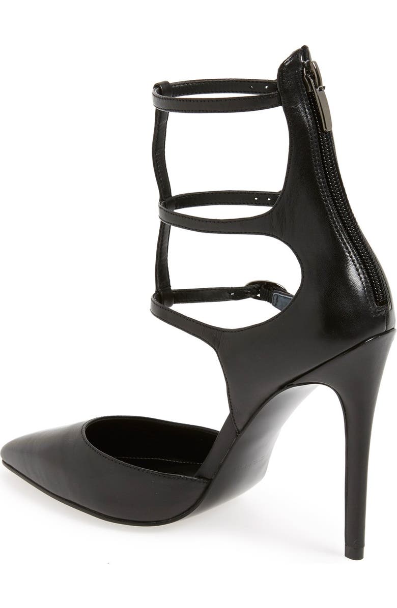 KENDALL + KYLIE 'Alisha' Tiered Ankle Strap Pump, Alternate, color,