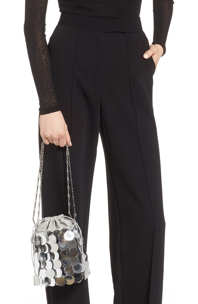 Rabanne paco rabanne Sparkle Bucket Bag, Alternate, color,