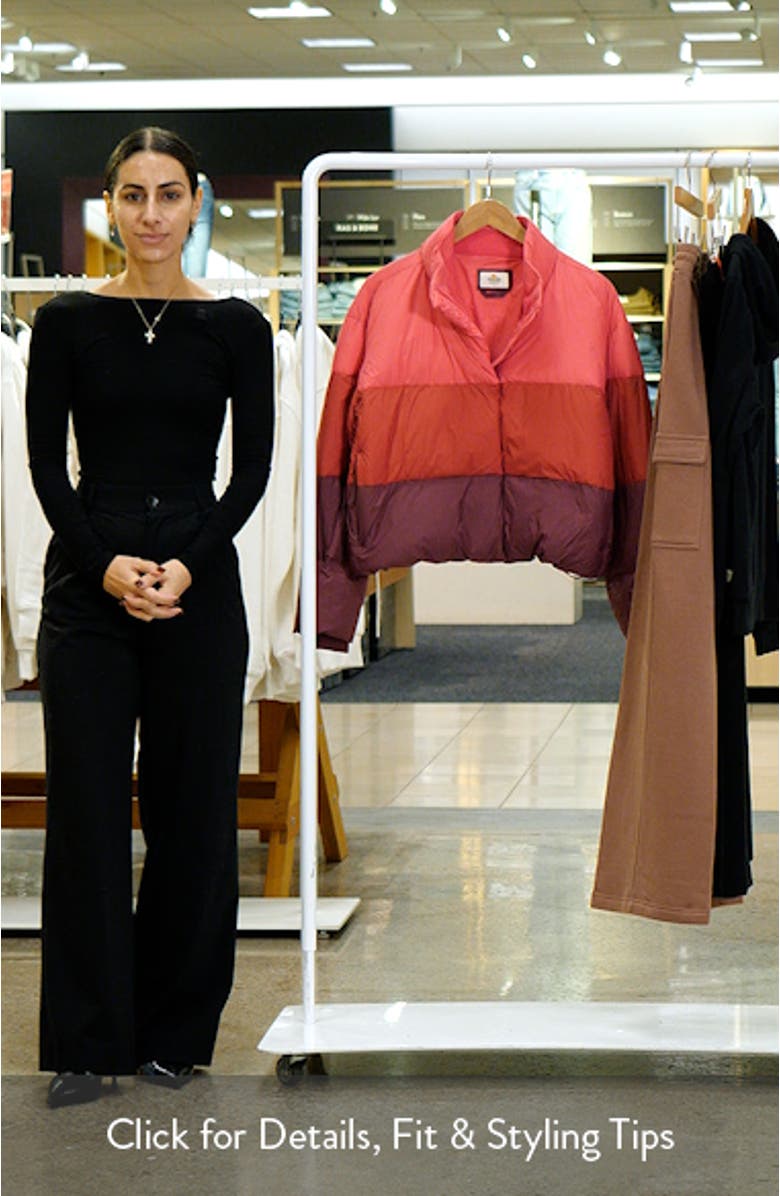 Gia Crop Down Puffer Jacket, sales video thumbnail