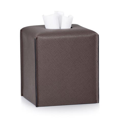 Piega Saffiano Brown Tissue Cover