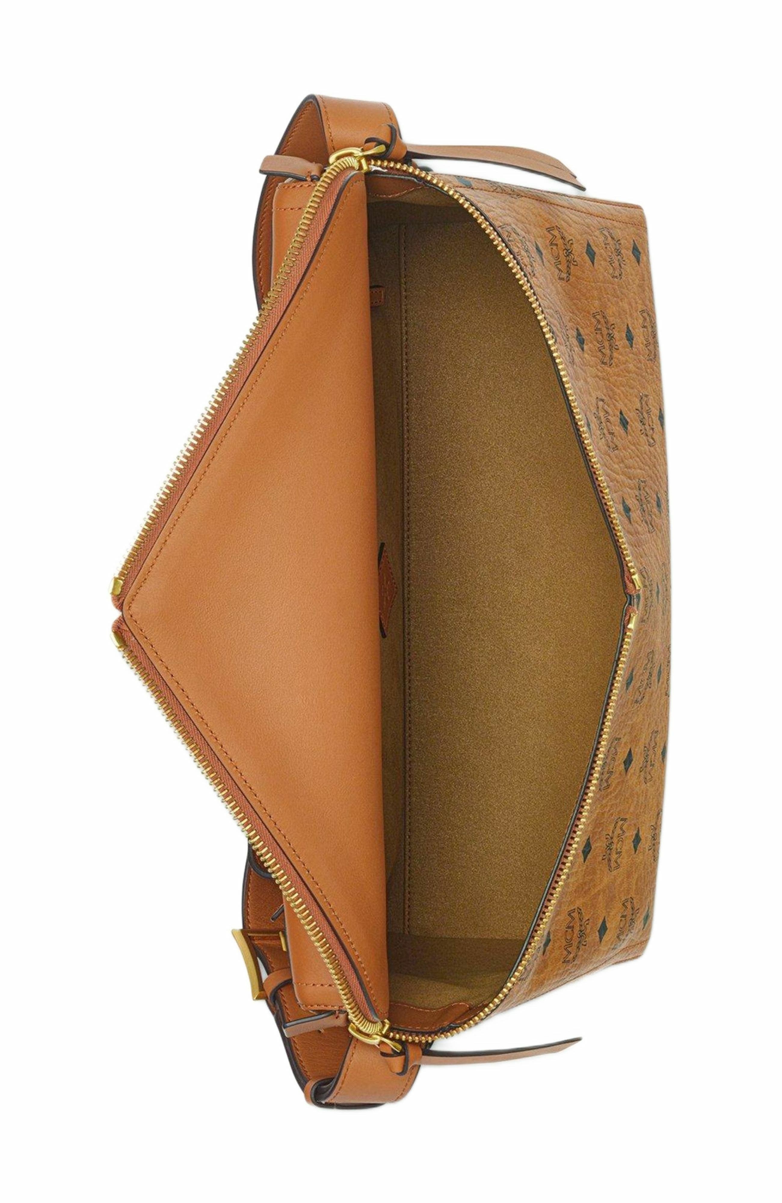 MCM Diamant 3D Shoulder Bag in Visetos Leather Mix, Alternate, color, 