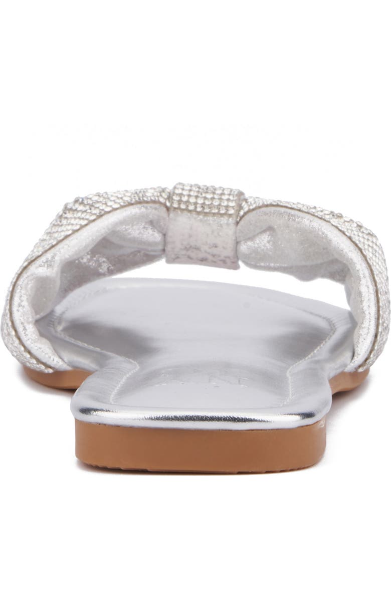 NEW YORK AND COMPANY Karli Rhinestone Slide Sandal, Alternate, color, Silver