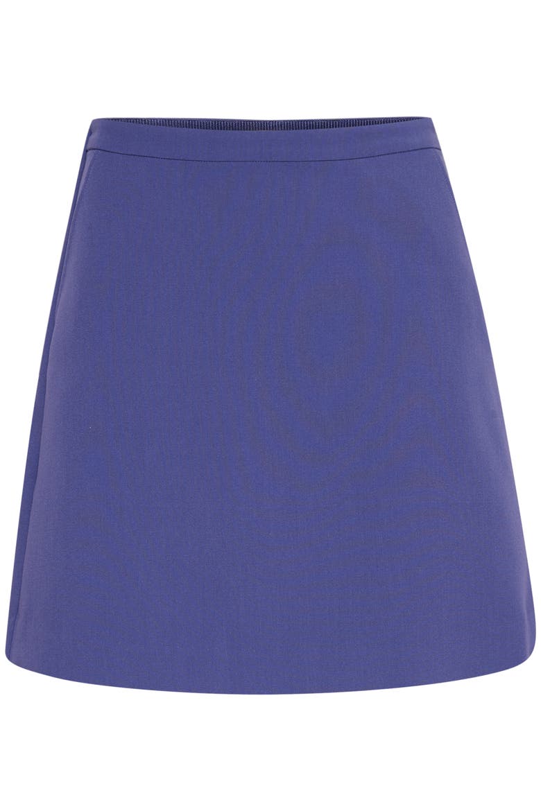Corinne A-Line Silhouette Mini Skirt, Alternate, color, Patriot Blue