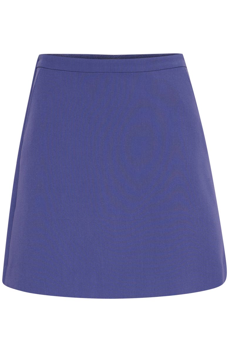 Soaked in Luxury Corinne A-Line Silhouette Mini Skirt, Alternate, color, Patriot Blue