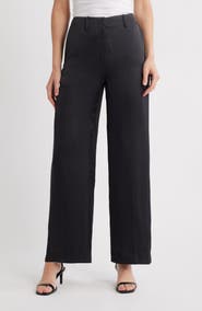 Theory Clean Waist Straight Leg Pants