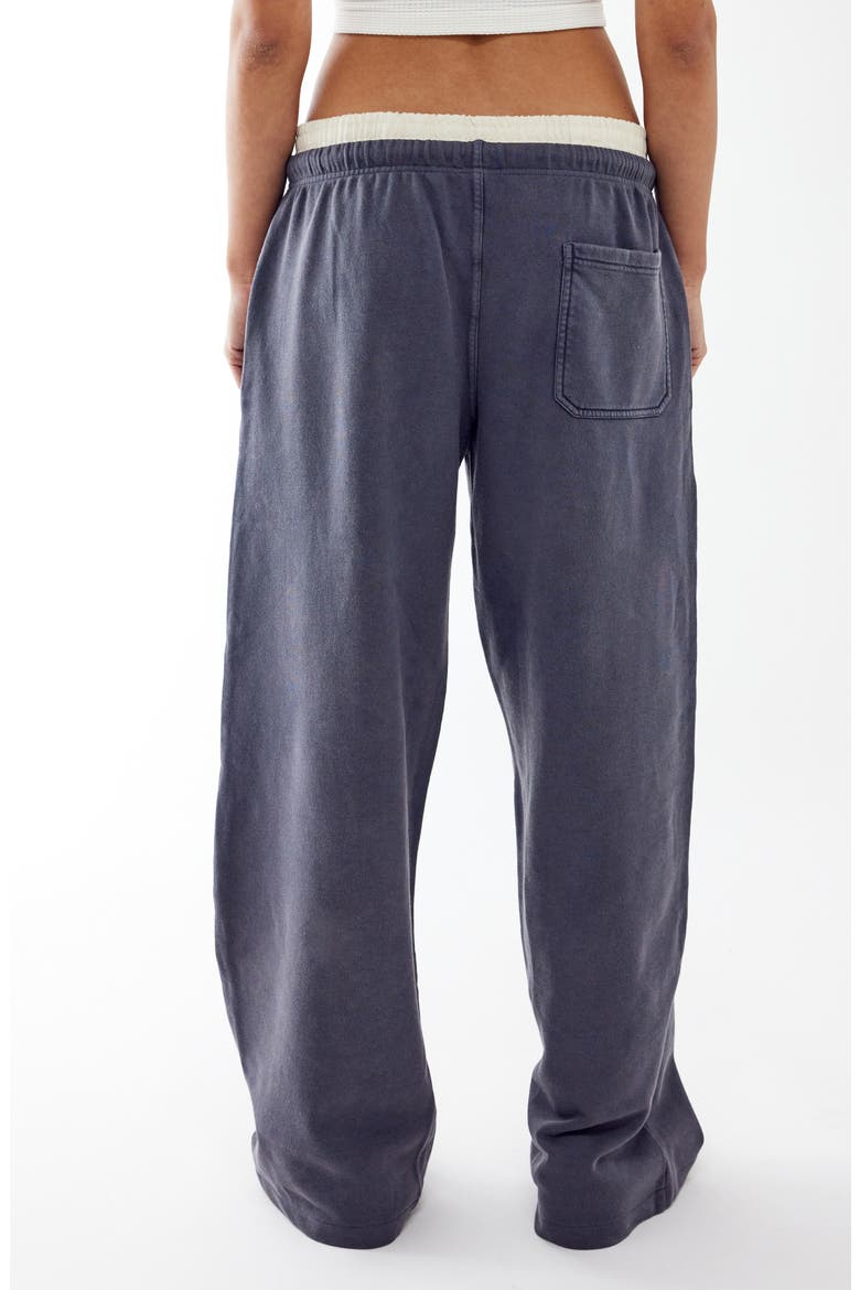 Boxer Wide Leg Sweatpants, Alternate, color, WASHED BLACK