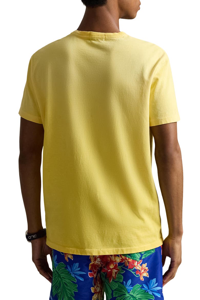 Classic Fit Cotton Jersey Graphic T-Shirt, Alternate, color, RESORT GOLD