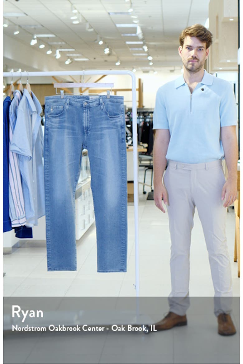 Everett AG CLOUD SOFT DENIM™ Slim Straight Leg Jeans (Nordstrom Exclusive) video
