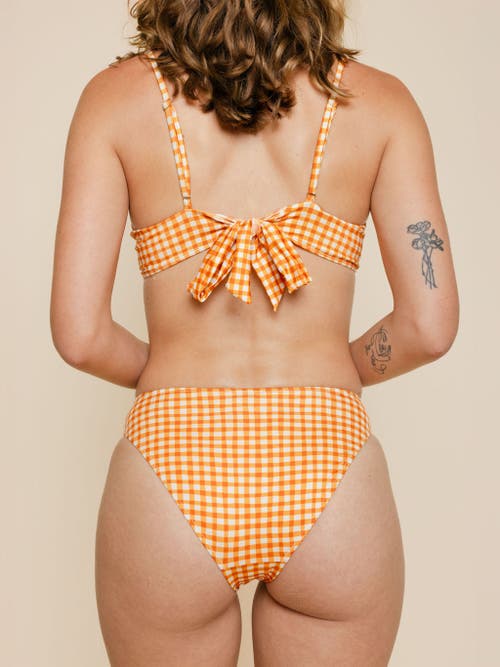 Kitty And Vibe Soft Underwire Top In Orange