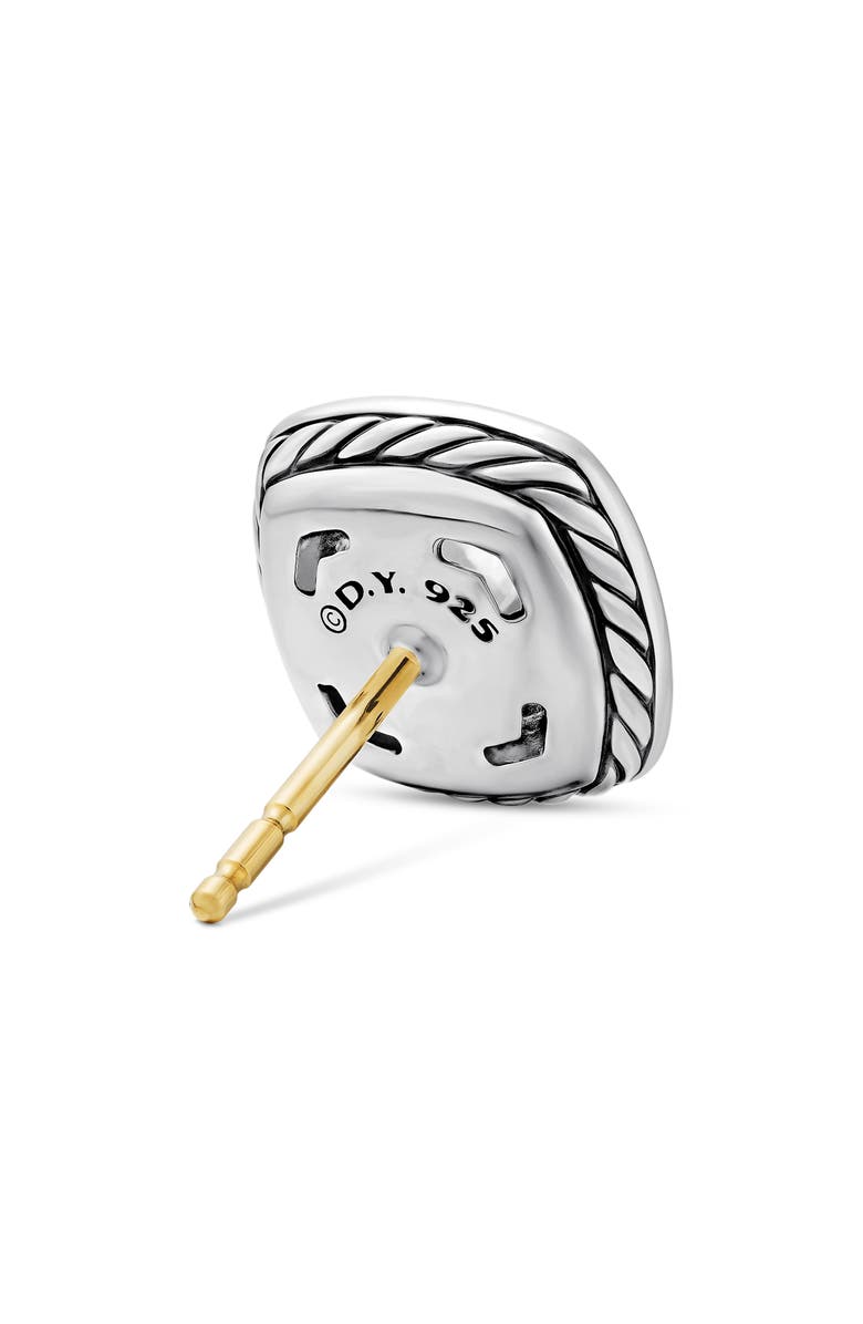 David Yurman Albion<sup>®</sup> Earrings with Prasiolite and Diamonds, 7mm, Alternate, color, 