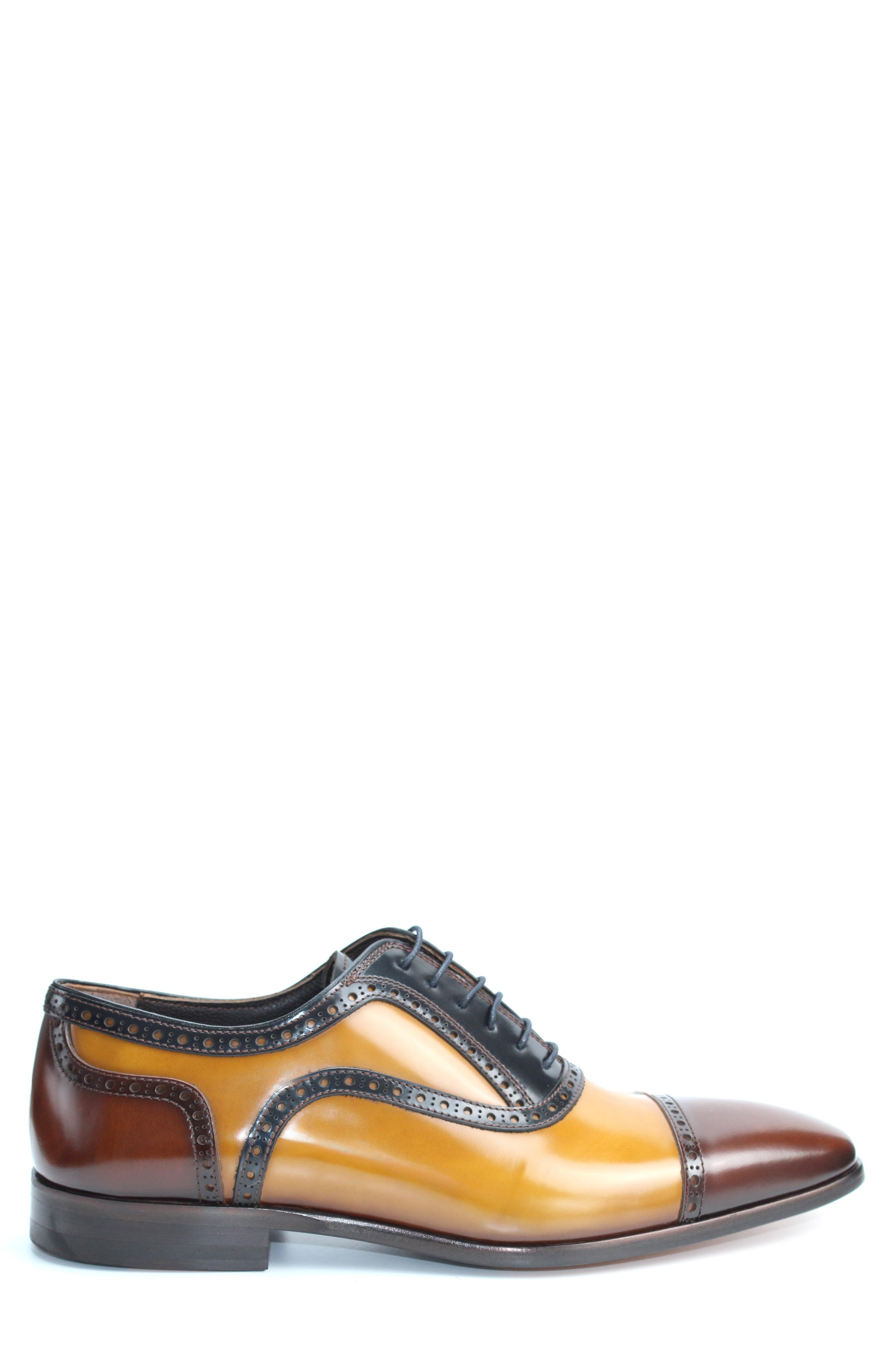 VELLAPAIS Maine Colorblocked Oxford, Alternate, color, 