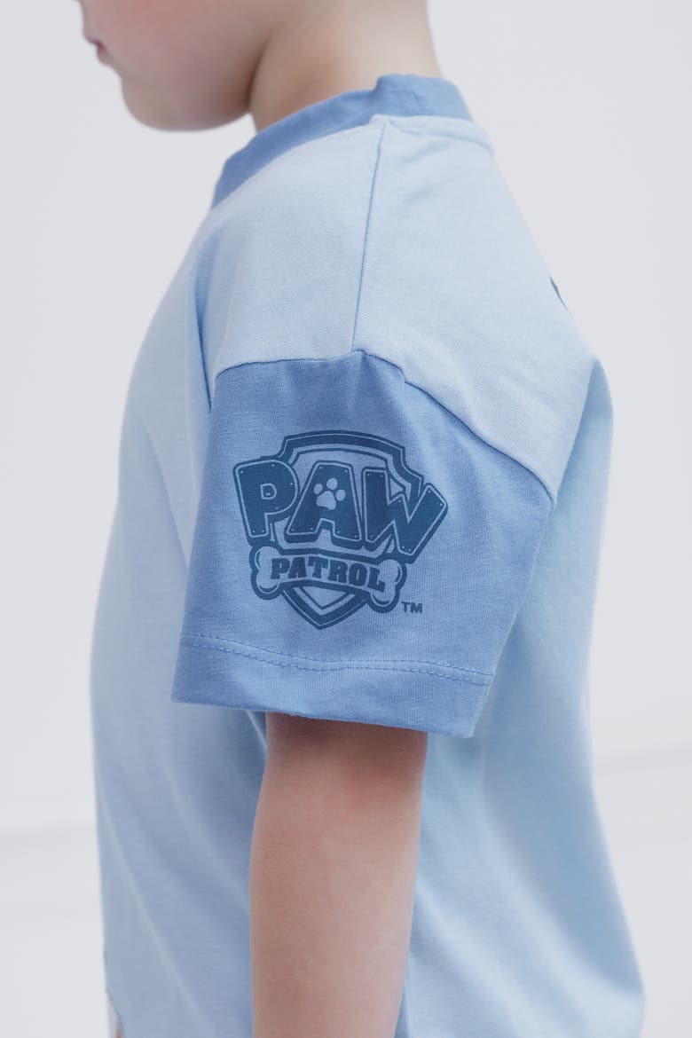 2-Piece T-Shirt and Shorts Set, Alternate, color, Paw Patrol Blue Plaid