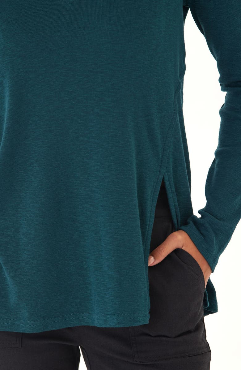 Threads 4 Thought Agatha Texture Slub Long Sleeve T-Shirt, Alternate, color, Serrano