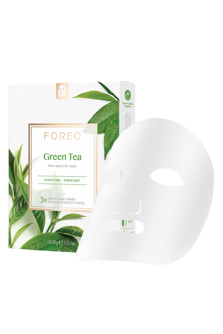 Farm To Face Sheet Mask - Green Tea x3, Main, color, None