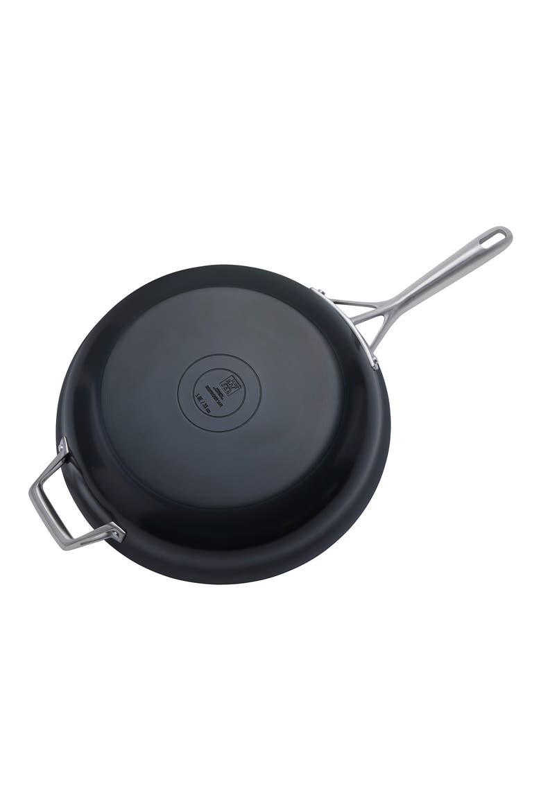 Motion Ceramic 5-Quart Hard Anodized Ceramic Nonstick Deep Fryer, Alternate, color, BLACK