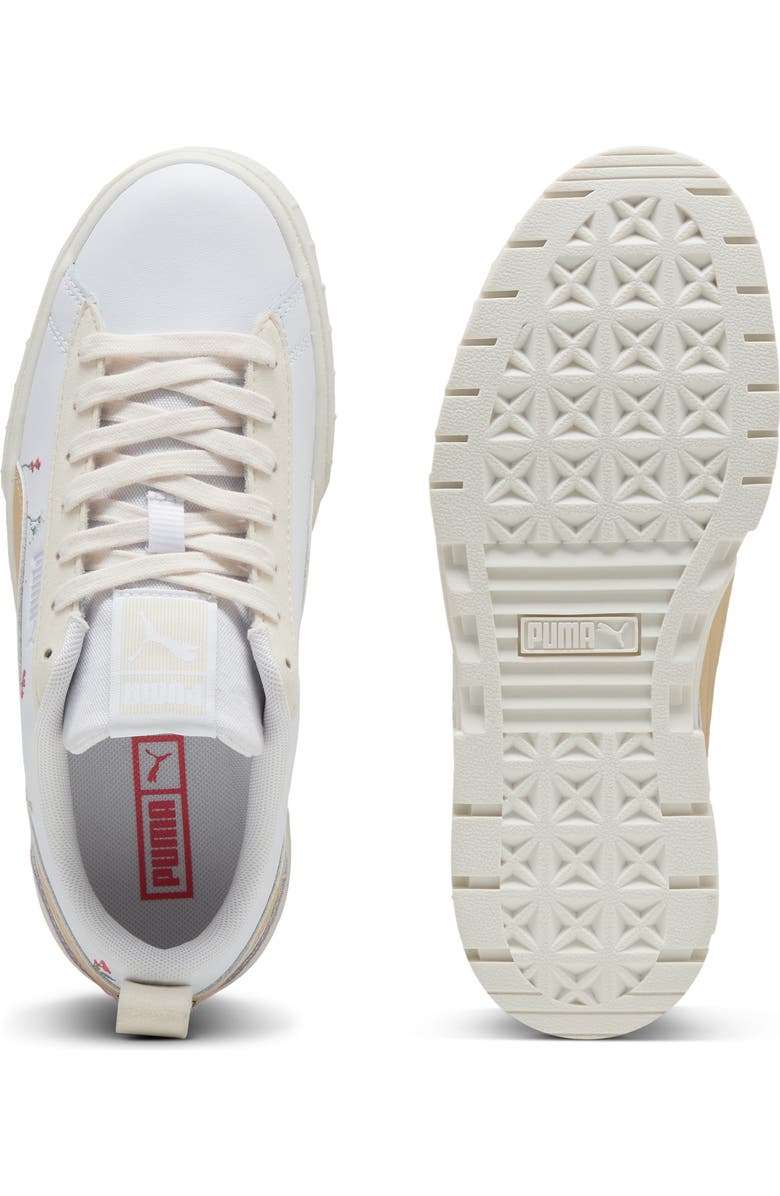 PUMA Mayze Classic Platform Sneaker, Alternate, color, Puma White-White
