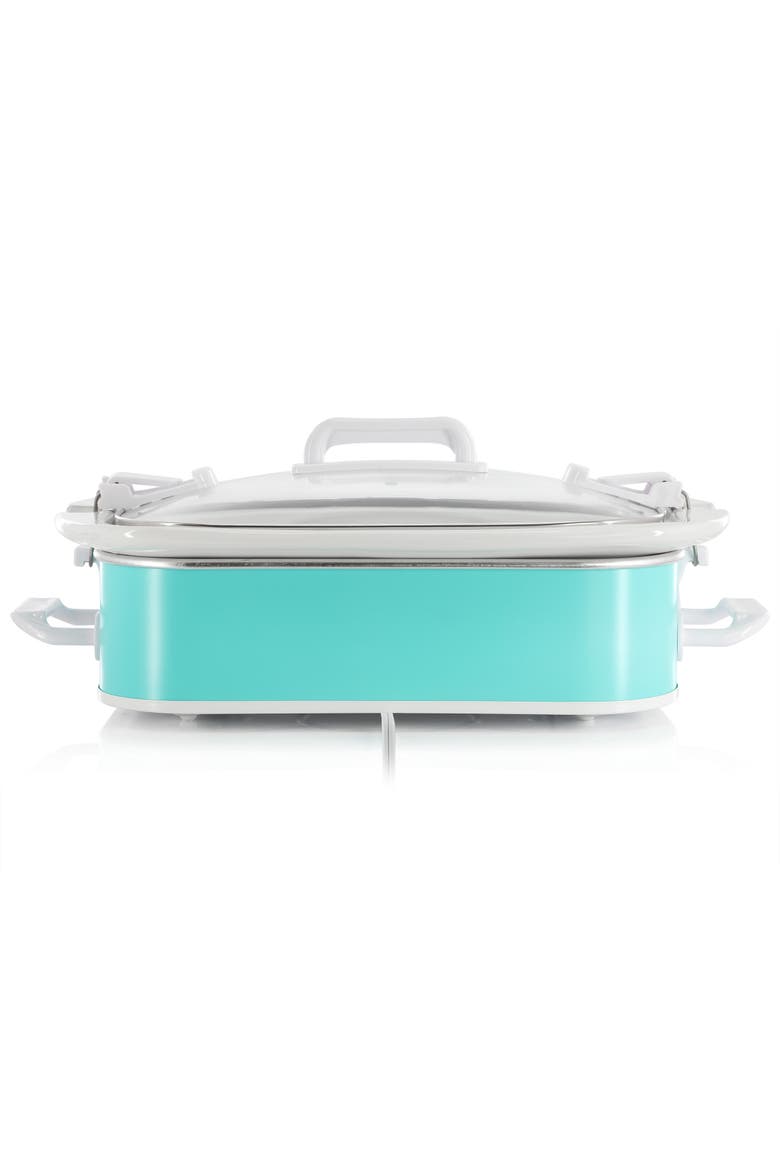 3.5 Quart Casserole Slow Cooker, Alternate, color, Blue