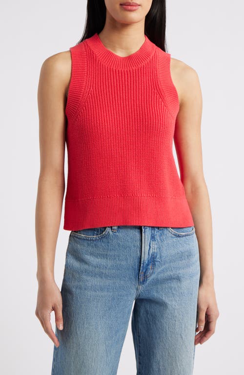 525 Demi Cotton Sweater Vest In Tomato