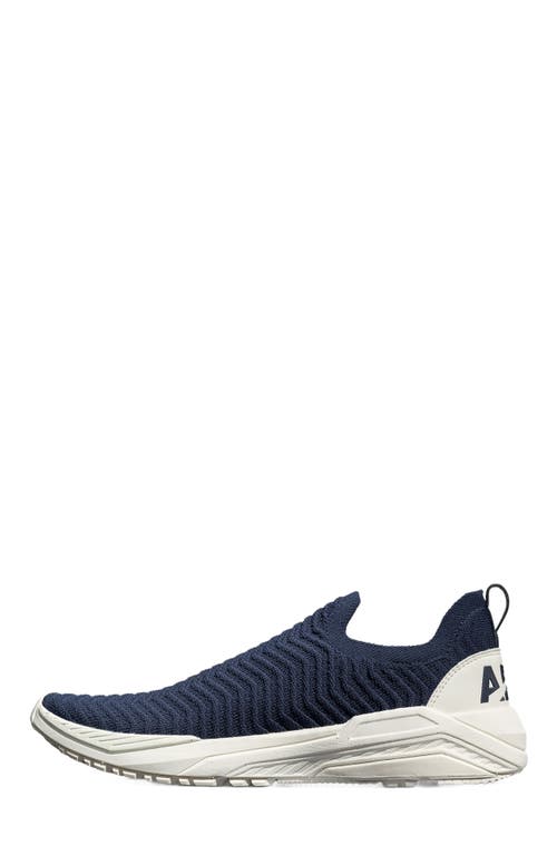 Apl Athletic Propulsion Labs Techloom Traveler Slip-ons In Navy/ivory