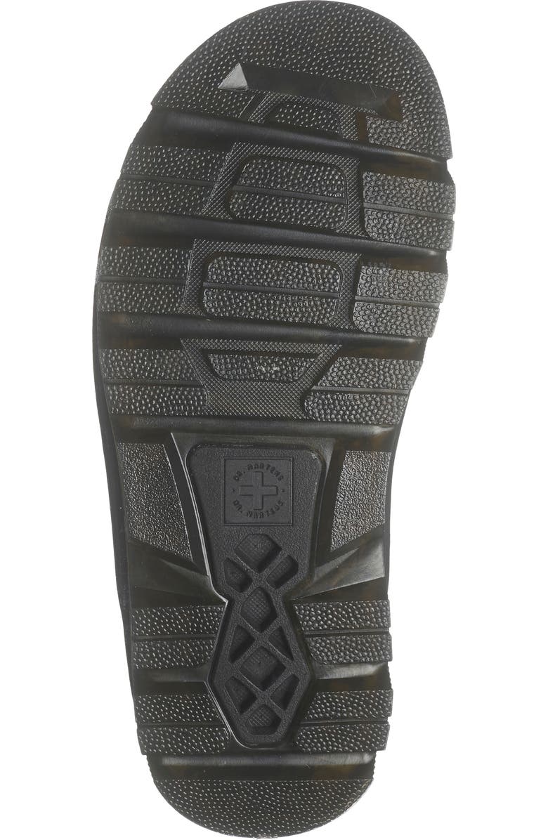 Dr. Martens ZebZag Flower Slide Sandal, Alternate, color, Dark Brown