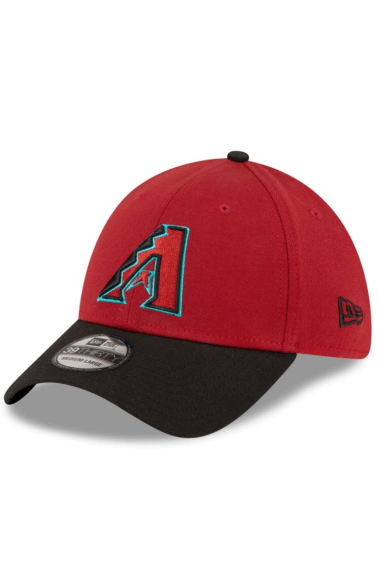 New Era Men's New Era Red/Black Arizona Diamondbacks Team Classic 39THIRTY Flex Hat, Alternate, color, Red
