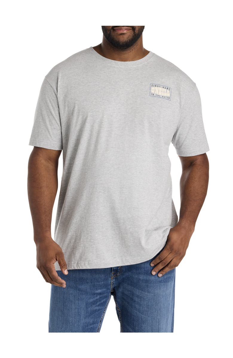 O'Neill Big & Tall Western Graphic Tee, Alternate, color, Heather Grey