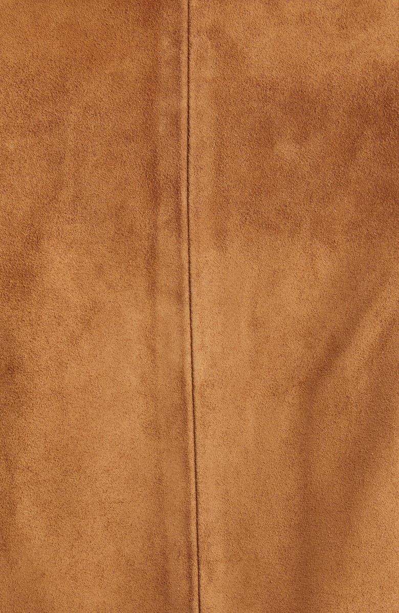 Nili Lotan Nanon Suede Jacket, Alternate, color, Martora