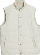 johnnie-O Sandhills Quilted Snap-Up Vest