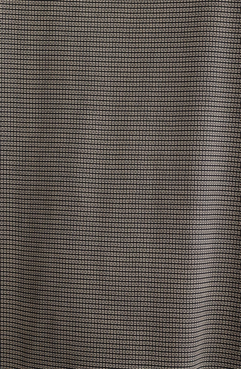 Emporio Armani Micropattern Lyocell & Cotton T-Shirt, Alternate, color, Solid Black