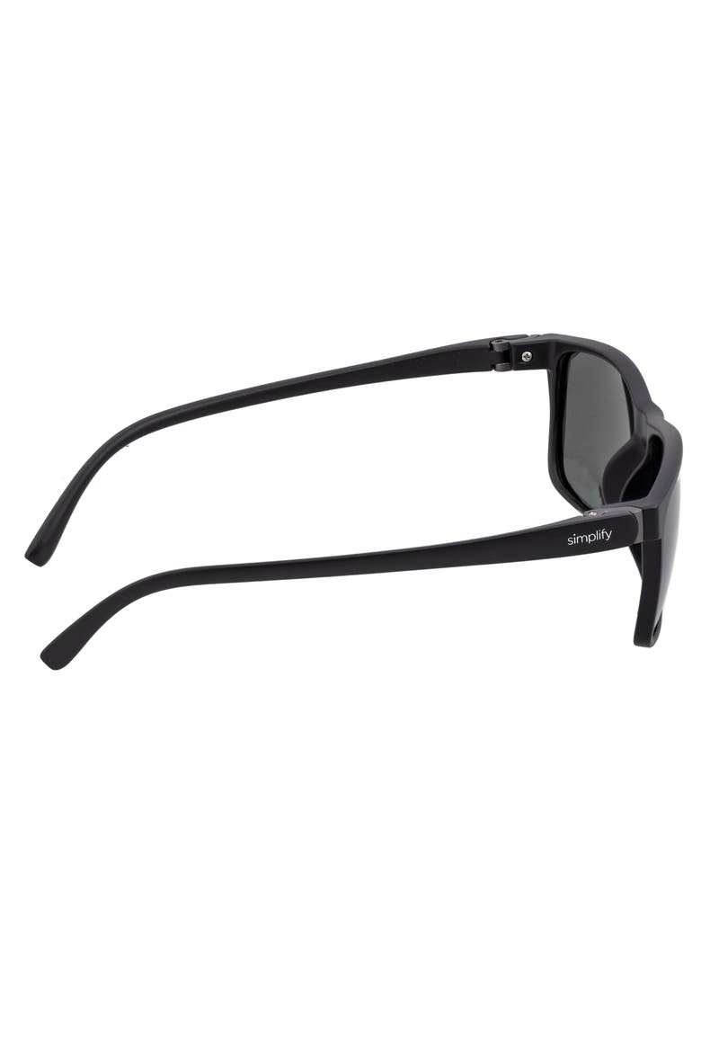 Ellis Polarized Sunglasses, Alternate, color, Gloss Black/Black