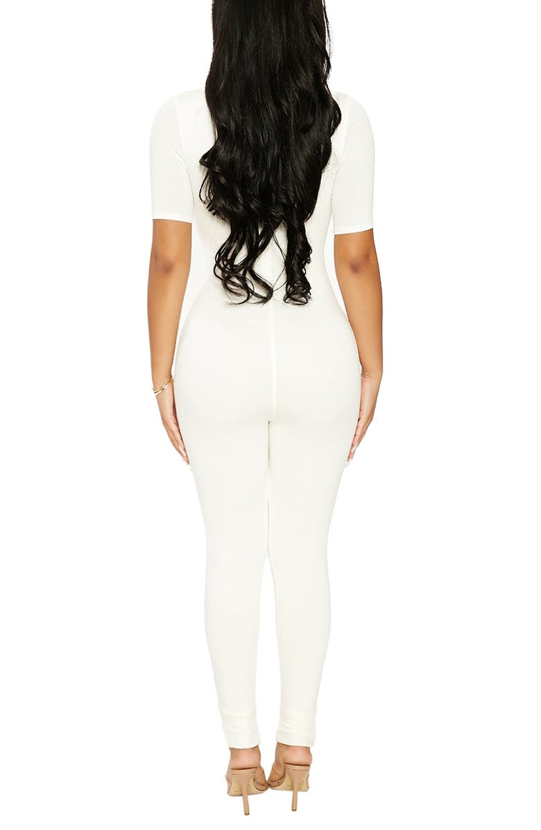 Naked Wardrobe The NW T Jumpsuit, Alternate, color, Off White