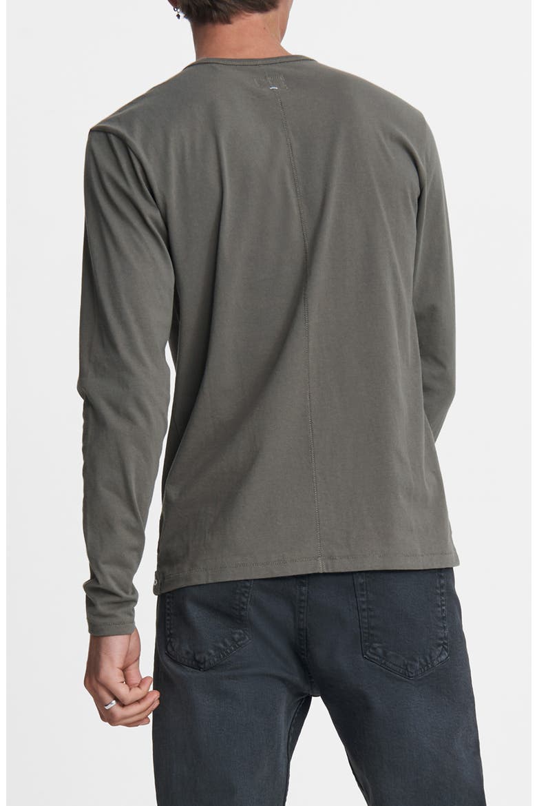 Principle Base Crewneck Pullover, Alternate, color, OLIVE