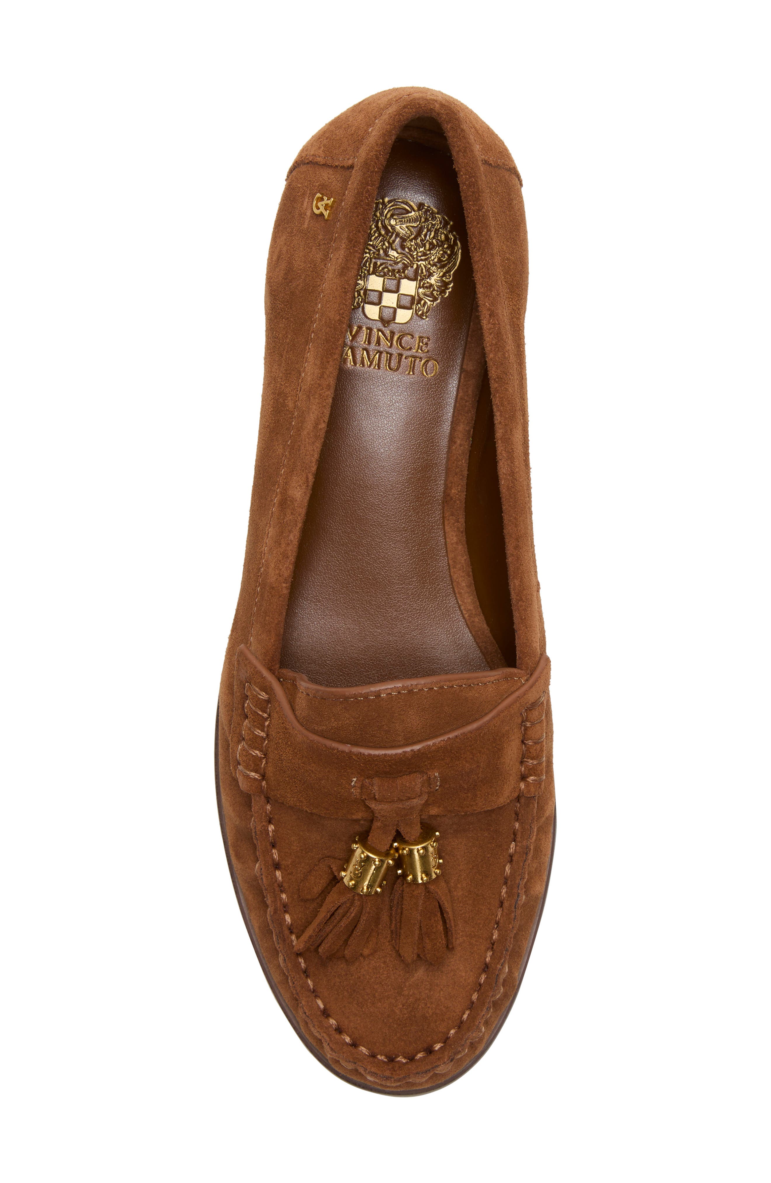 Vince Camuto Casbella Loafer, Alternate, color, Burnt Sugar Verona