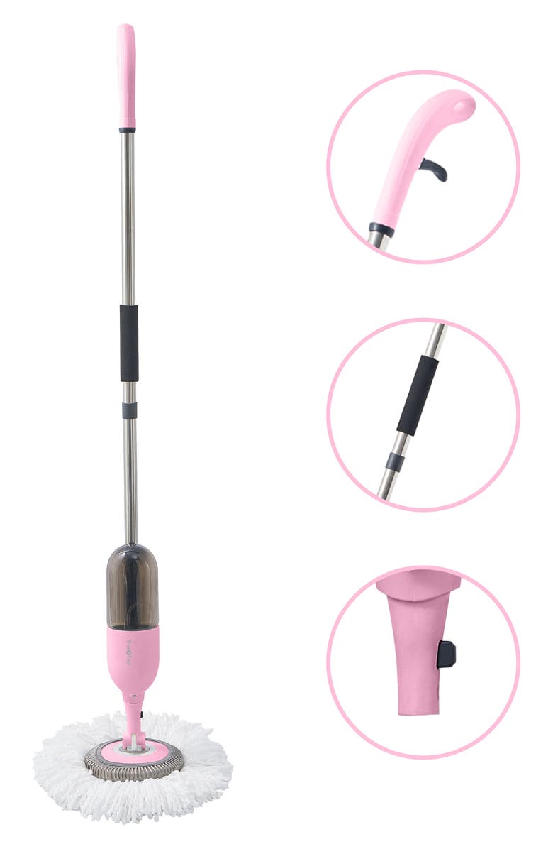 SALAV True & Tidy 360 Refillable Spray Mop, Alternate, color, Pink