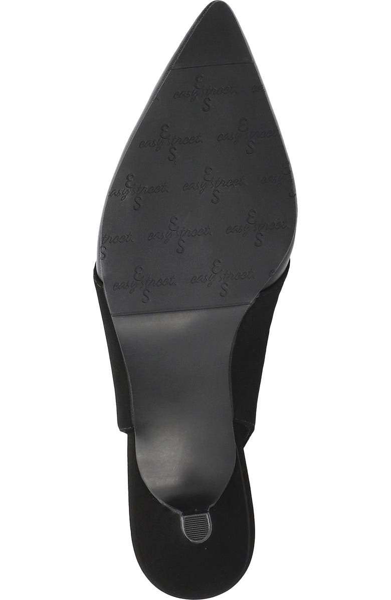 EASY STREET Vivid Kitten Heel Slingback Pump, Alternate, color, Black Lamy-Black