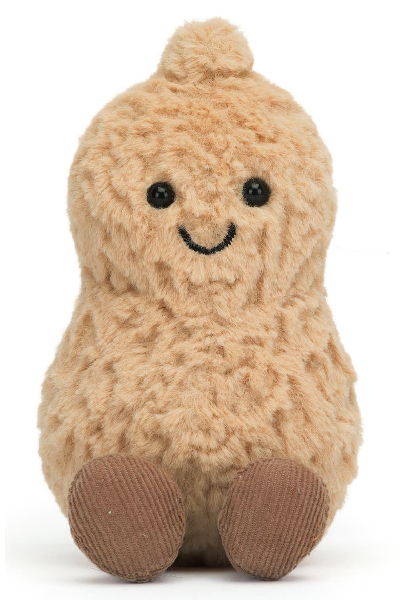 Amuseables Peanut Tiny Plushie, Main, color, TAN
