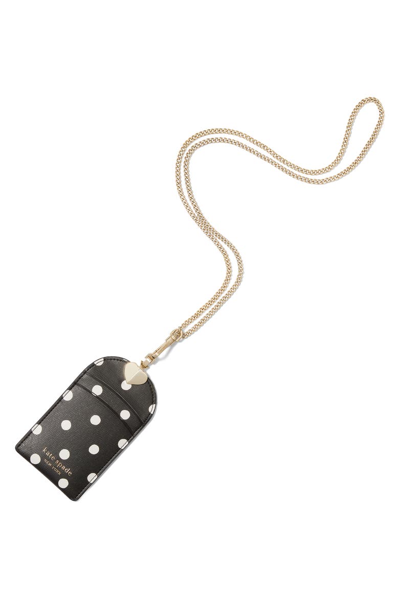 spencer sunshine dot lanyard, Alternate, color, BLACK MULTI