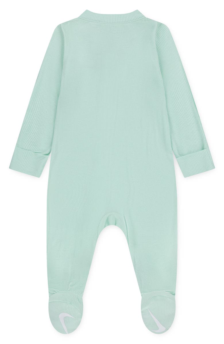 Nike Rib Knit Footie, Alternate, color, Mint Foam
