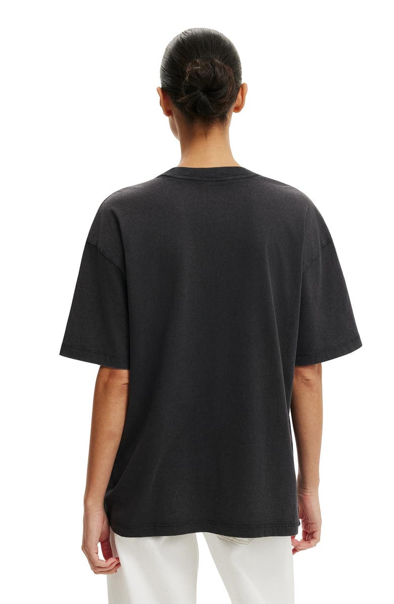 Cotton On Women's The Lcn Music Boxy Graphic Tee, Alternate, color, Pink Floyd Ny City  Washed