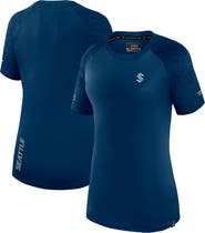 FANATICS Women's Fanatics Branded Deep Sea Blue Seattle Kraken Authentic Pro Tech T-Shirt