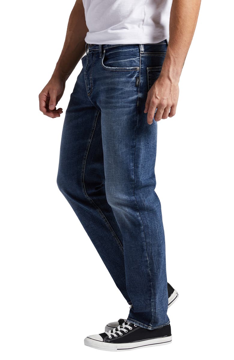 Silver Jeans Co. Eddie Athletic Fit Tapered Jeans, Alternate, color, 