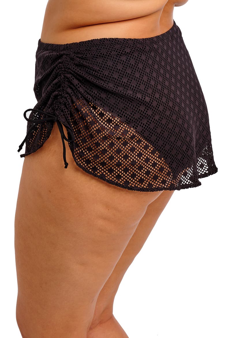 Bazaruto Adjustable Skirted Bikini Bottoms, Alternate, color, BLACK