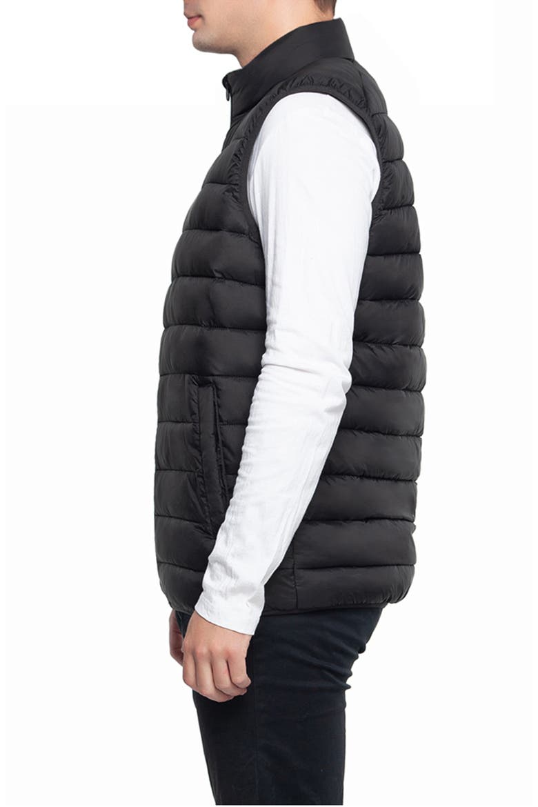 Lightweight Puffer Vest, Alternate, color, Black