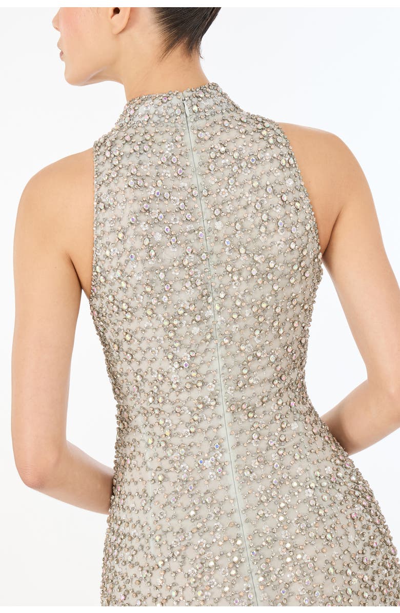 Jenny Packham Juniper Dress, Alternate, color, Pale Powder