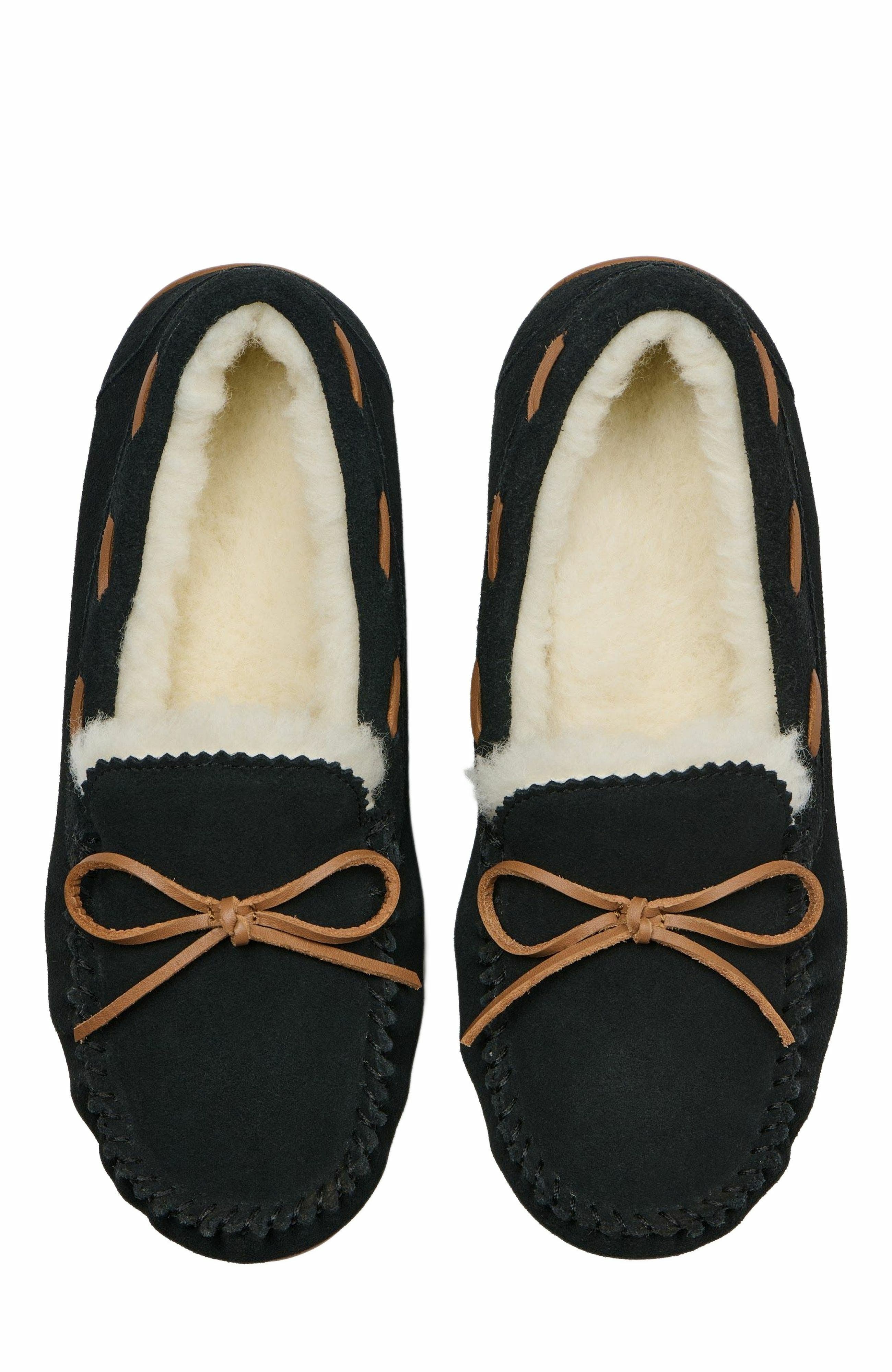 ABEO Amble Bow Slipper, Alternate, color, Black - Metatarsal