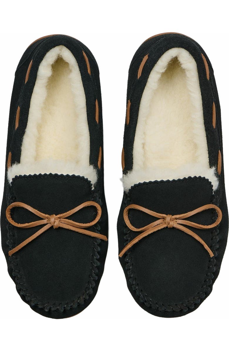 ABEO Amble Bow Slipper, Alternate, color, Black - Metatarsal